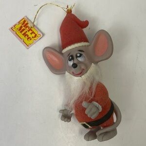 VINTAGE ORNAMENT 1979 merry mice